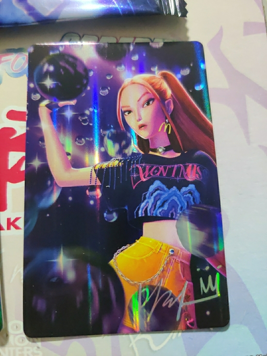 McDonald's Other - McDonald's Holographic Card - K POP DEMON HUNTERS HUNTRIX MIRA Laser Foil Card